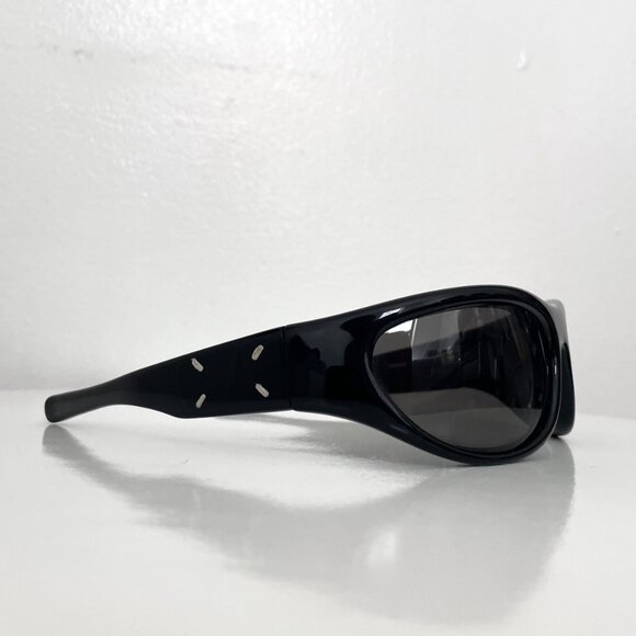 Gentle Monster x Margiela Black Shield Sunglasses MM003 01 Rare Sold Out - Picture 1 of 10
